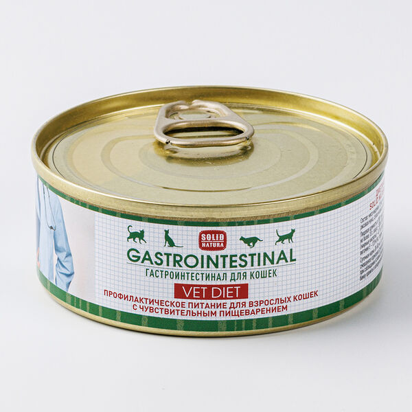 Solid Natura VET Gastrointestinal консервы для кошек 100 г