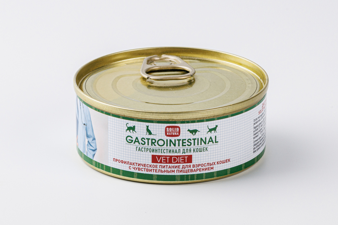 

Лечебный влажный корм для кошек Solid Natura Vet Diet Gastrointestinal, 100 г