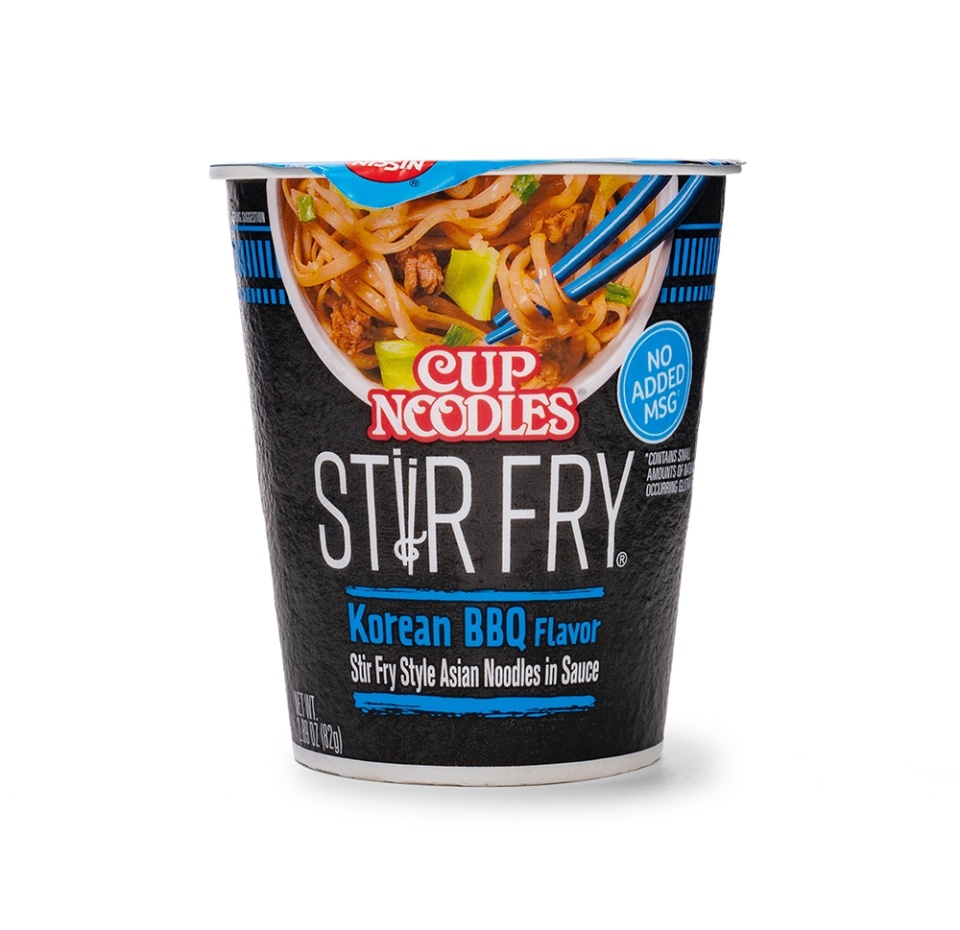 

Лапша Nissin Cup Noodles Stir Fry Корейский барбекю, стакан, 82 г