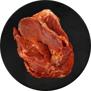 Стейк из свиной шеи в маринаде полуфабрикат охлажденный Лента Fresh СП, вес ~0.6 кг