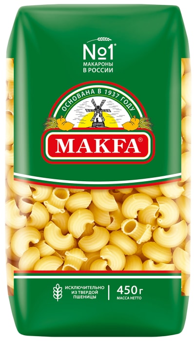 

Макароны Makfa Улитки 450 г
