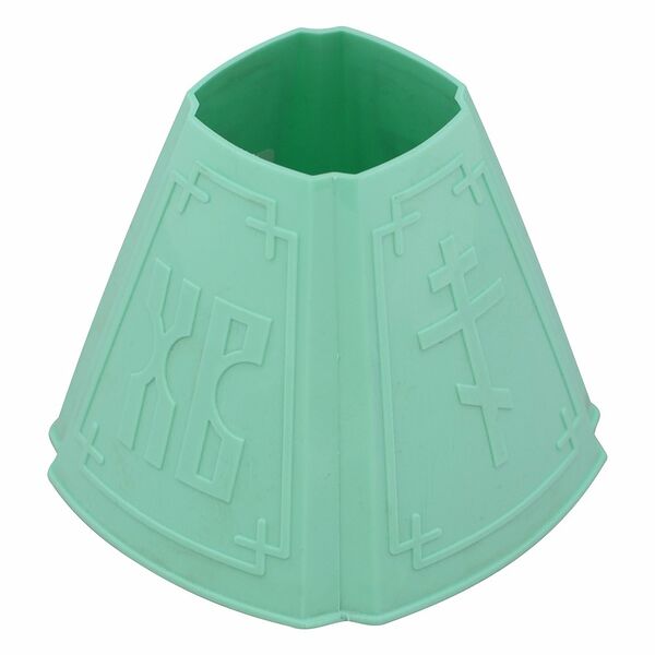 Форма для приготовления пасхи Пасочница неразъемная, 11х11х9 см, пластик, в ассортименте