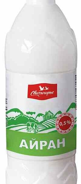 Напиток кисломолочный Айран Свитлогорье 0,5% 500мл