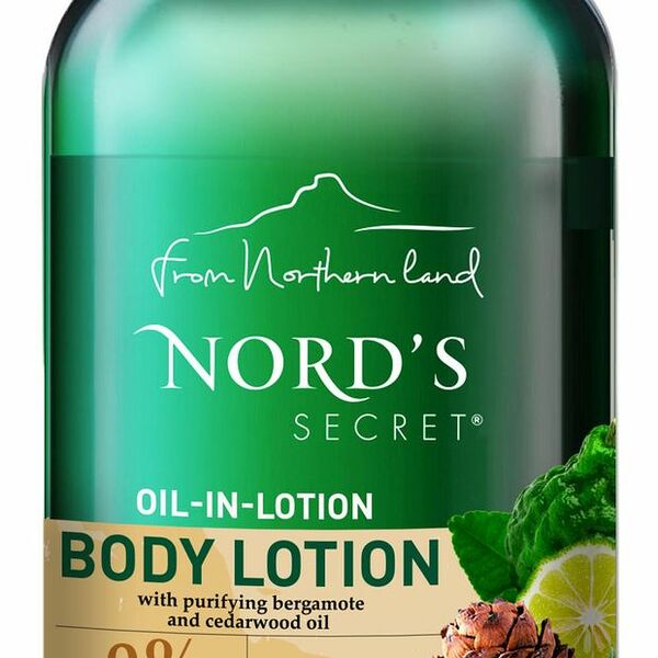 Лосьон для тела Nord's Secret Бергамот и кедр увлажняющий, 290 мл