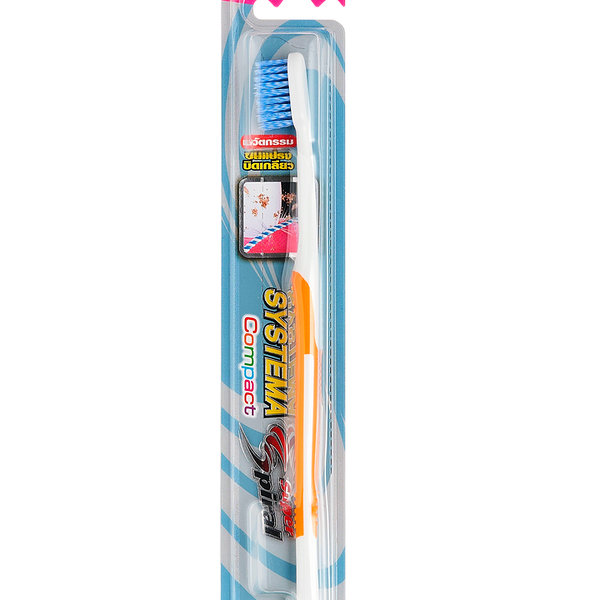 Зубная щетка Lion Systema Compact Head со спиральной щетиной