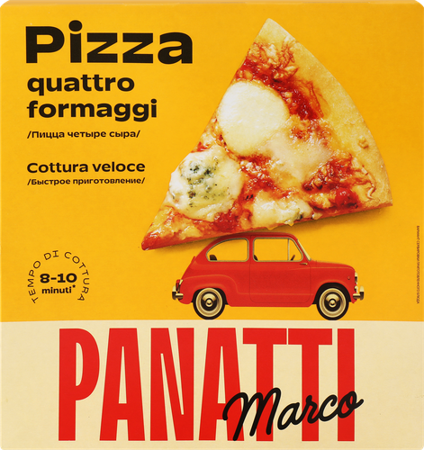 

Пицца Marco Panatti 4 сыра, 335г