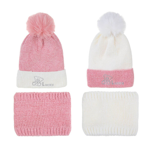 Galante комплект детский 2 предмета: шапка р-р 52-54, шарф-хомут 24x16см, 2 дизайна, сзш24-28, в ассортименте