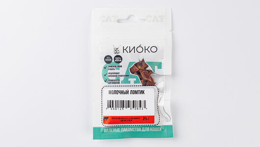 Корм для кошек Киоко Молочный Ломтик 25 г