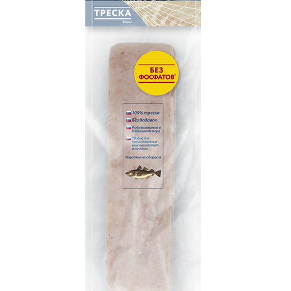 Фарш трески Бухта изобилия атлантической замороженный 450 г