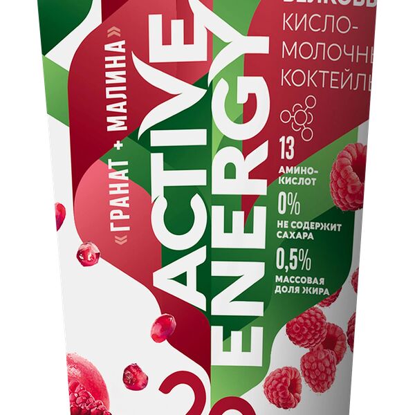 Коктейль высокобелковый кисломолочный Active Energy 