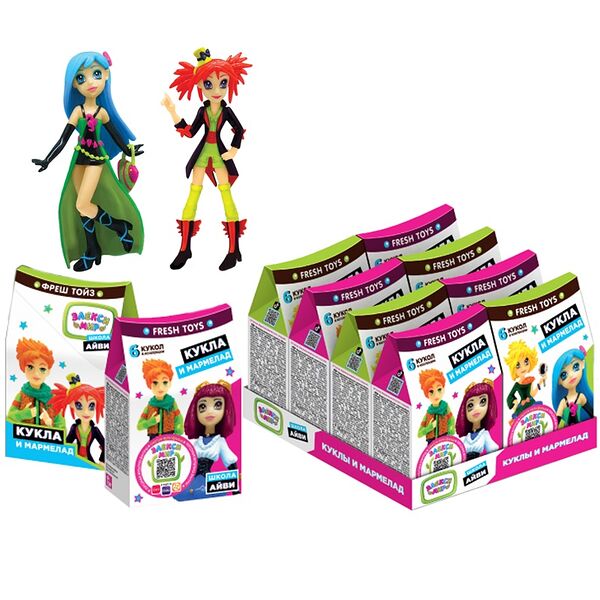 Мармелад жевательный с игрушкой IVY SCHOOL в ассортименте 100г