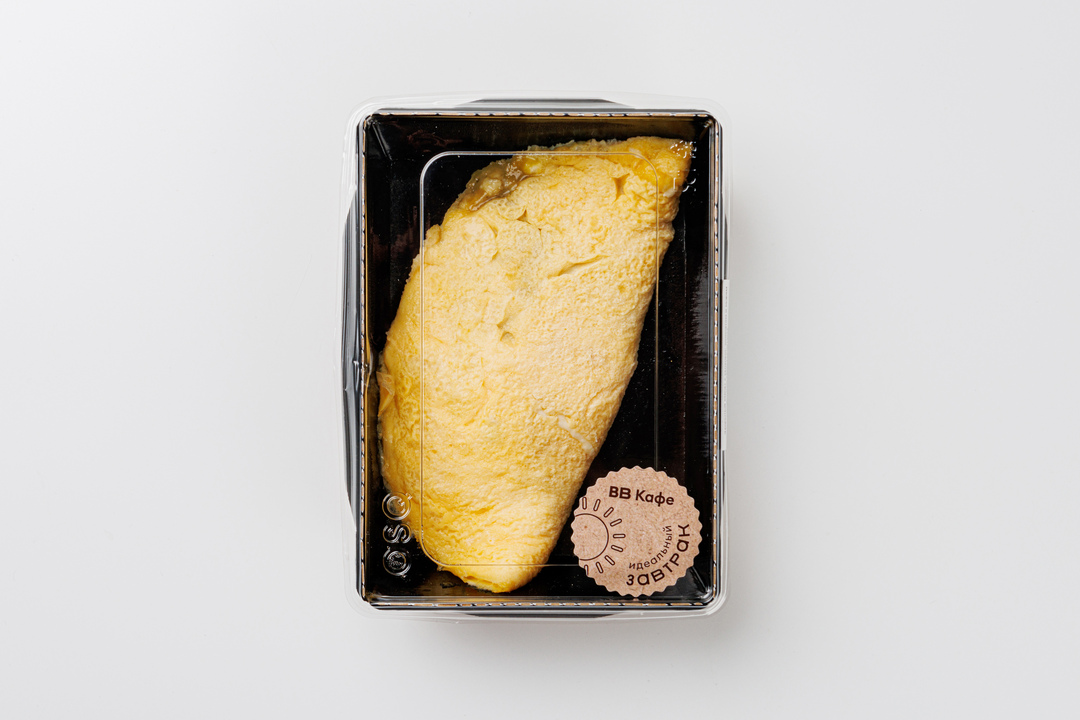 

Закрытый омлет с зеленью, шпинатом и сыром, кафе 165 г