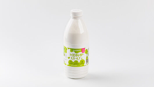 Кефир из цельного молока в бутылке, 900 г