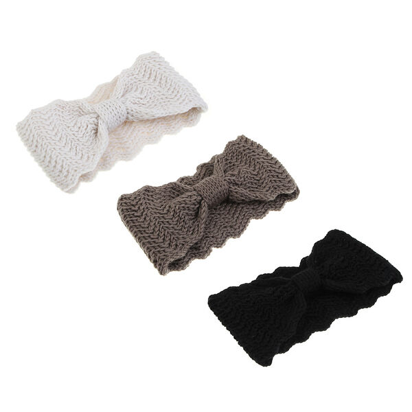 Galante повязка на голову эластичная вязаная, р-р 56-58, 3 цвета, сзш24-20