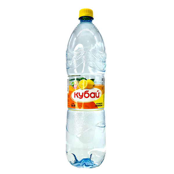 Вода Кубай со вкусом лимона негазированная 1.5 л