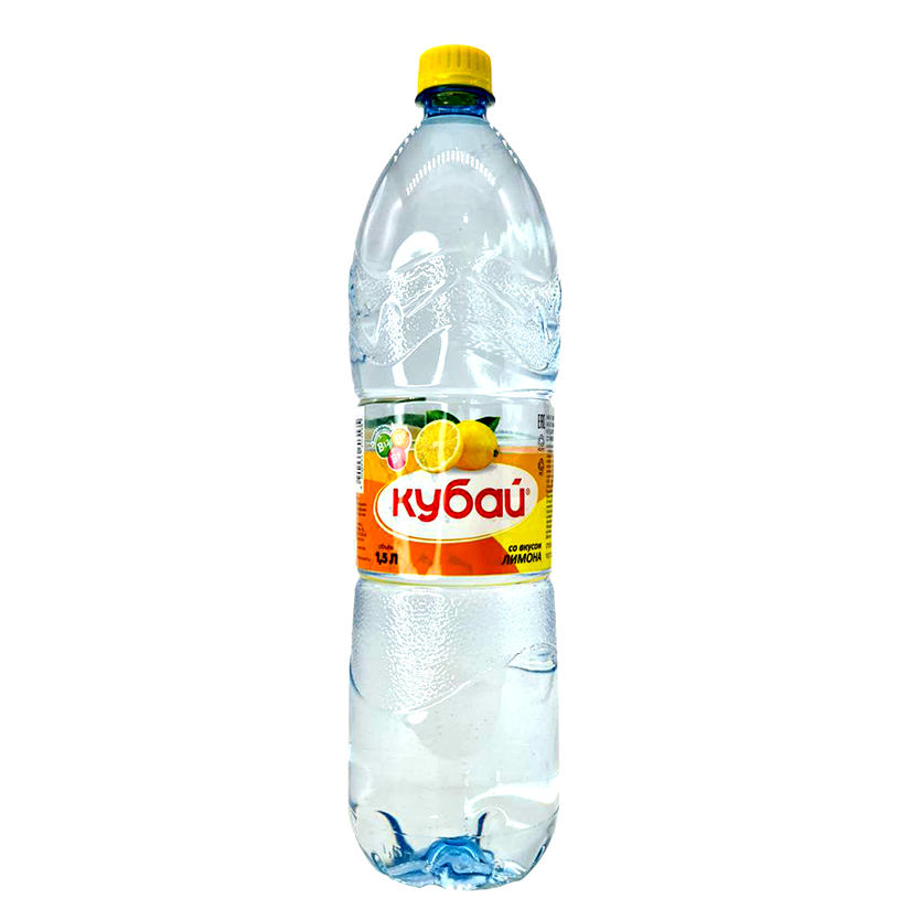 

Вода Кубай со вкусом лимона негазированная 1.5 л