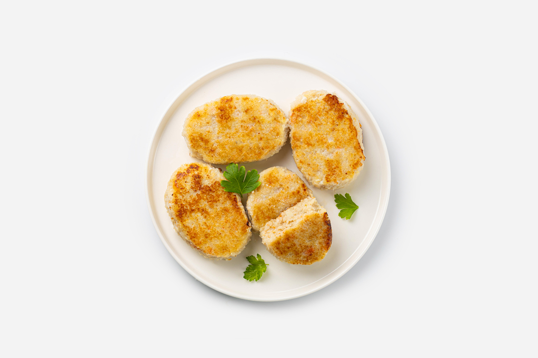 

Котлеты из минтая с овощами замороженные вес