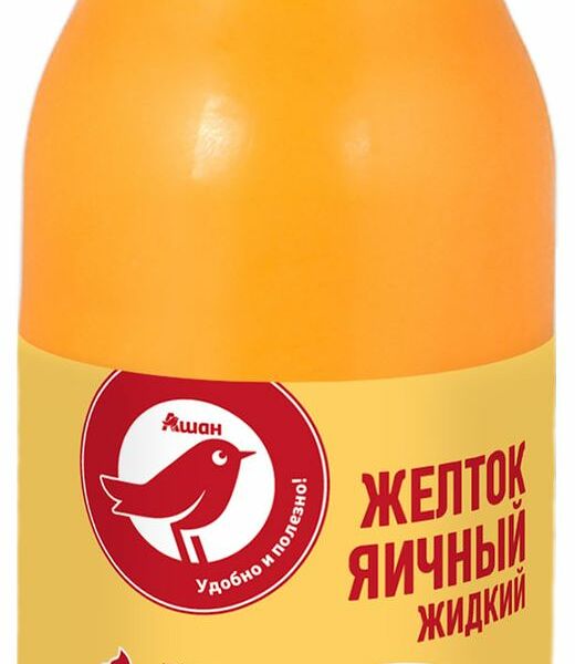 Желток яичный АШАН Красная птица пастеризованный