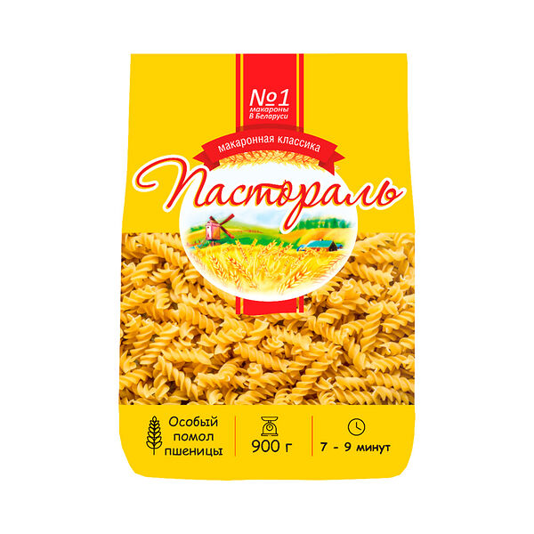 Макаронные изделия Пастораль Витушка гр В 1 класс вес 900г