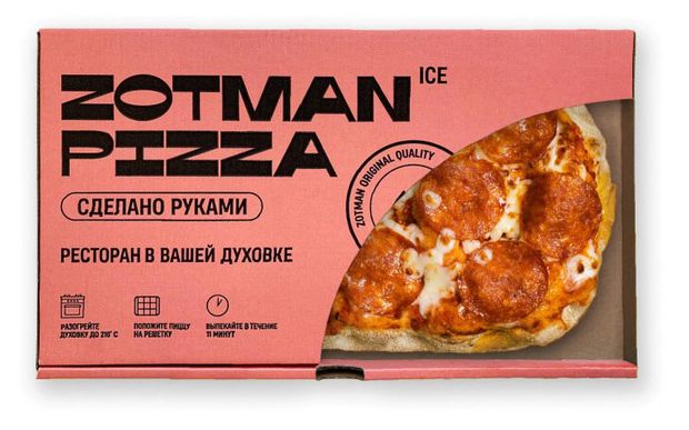 

Пицца Zotman pizza ice Трюфельная Пепперони замороженная 320 г