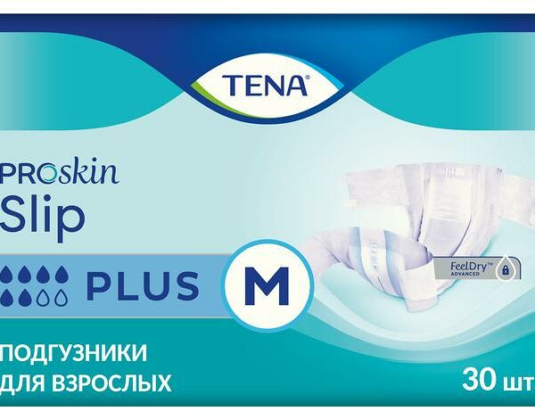 Tena Proskin Slip Plus подгузники взрослых размер М 30 шт 