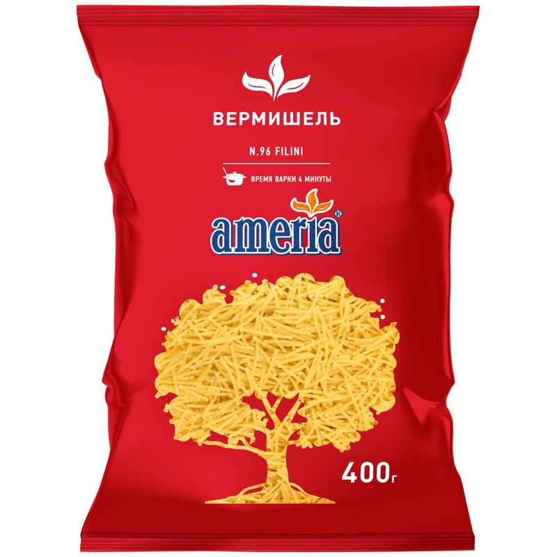 

Макароны Ameria вермишель-паутинка Filini №96 400 г