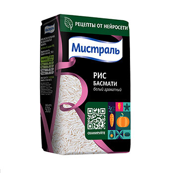 Рис Басмати Мистраль белый ароматный