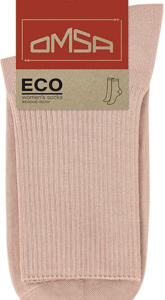 Носки женские Omsa Eco 254 с высоким паголенком Rosa Antico розовый Размер 39-41