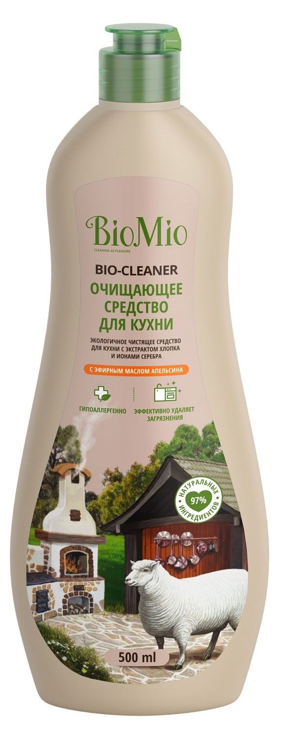 

Чистящее средство Bio Mio для кухни с эфиным маслом апельсина 500 мл