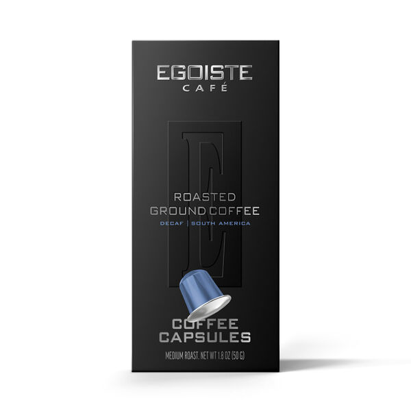 Кофе в капсулах EGOISTE DECAF 10 капсул по 5 г