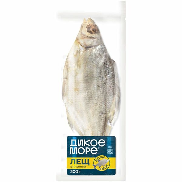 Лещ Дикое море вяленый неразделанный 300г