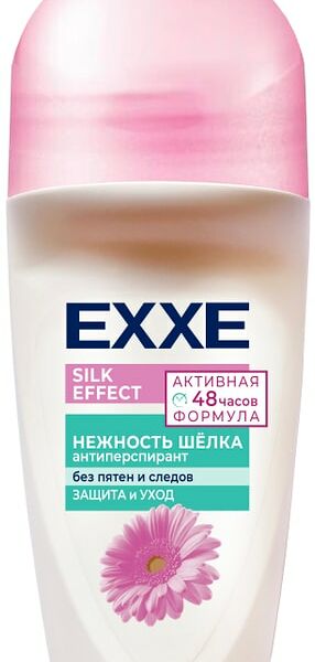 Дезодорант антиперспирант женский EXXE Silk effect нежность шелка роликовый 50мл