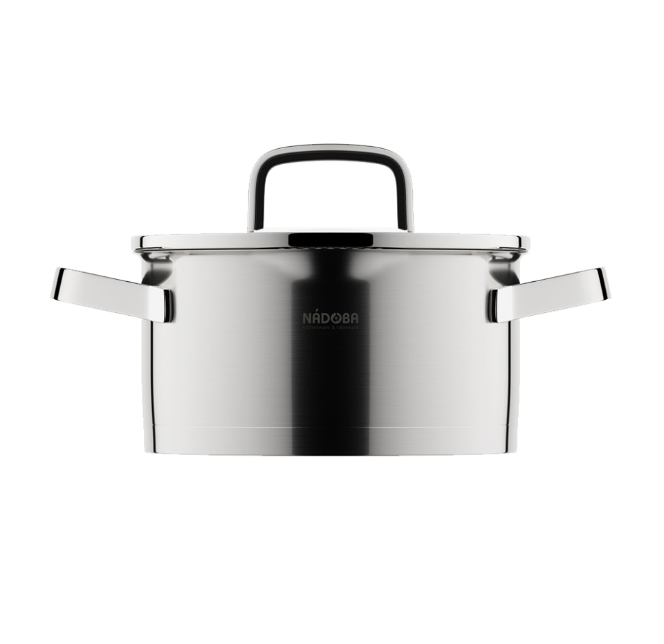 

Кастрюля Nadoba Dona со стеклянной крышкой 18 см 2.4 л