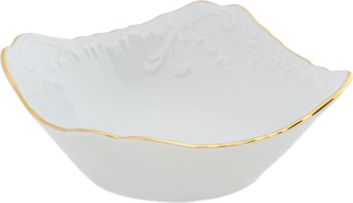 

Салатник CMIELOW Rococo 14см платиновая отводка, фарфор