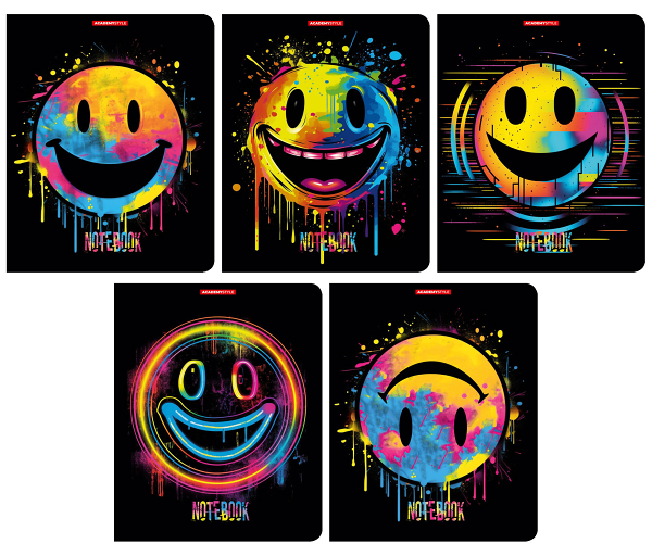 Тетрадь Academy Style в клетку А5, 48 л в ассортименте 1шт