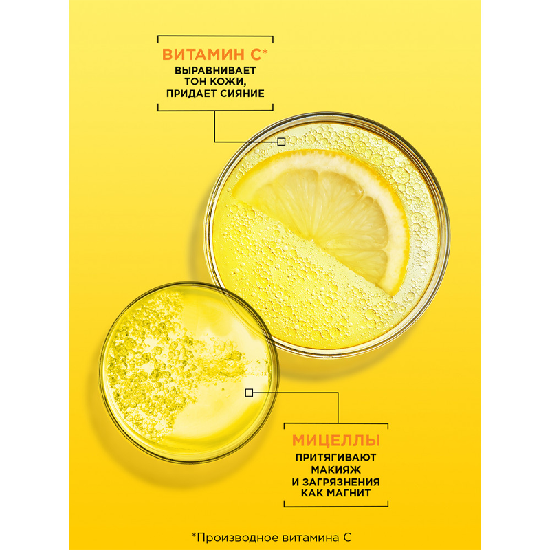 

Мицеллярная вода Garnier Skin Naturals Витамин С Очищающая 400 мл