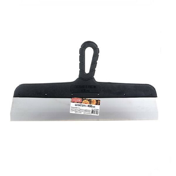 Шпатель гладкий Decor Black Edition, 400 мм, нержавеющая сталь