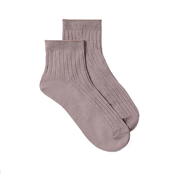 Носки средней длины женские из хлопка, цвет кофе с молоком, Belle You, размер 36-37 (23), Китай