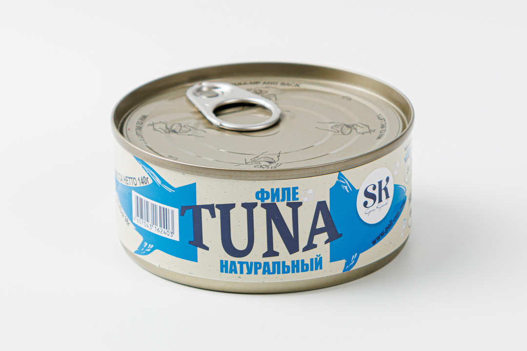 

Тунец филе натуральный SK ключ 140 г