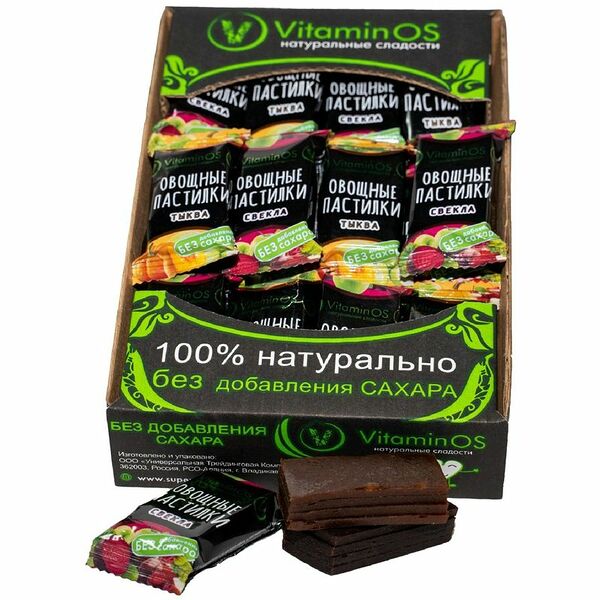 Пастила Vitaminos фруктовая ассорти, 400 г