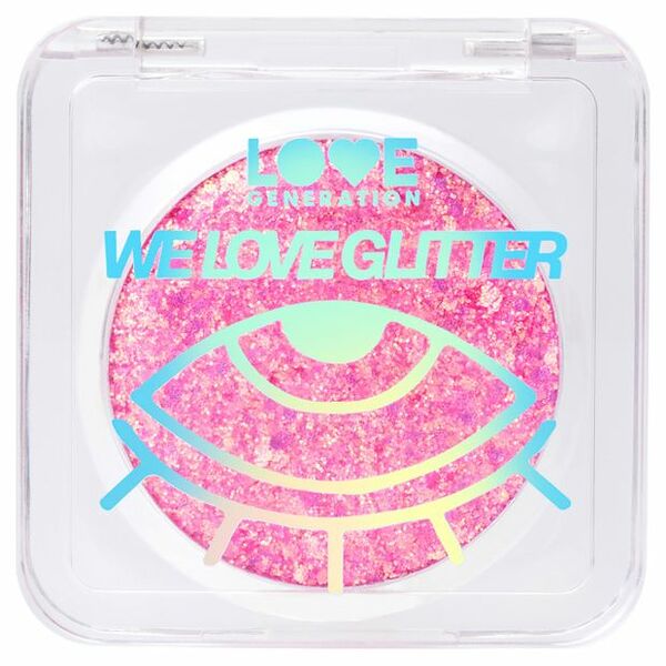 Глиттер для лица Love Generation We love glitter тон 02 Розовый
