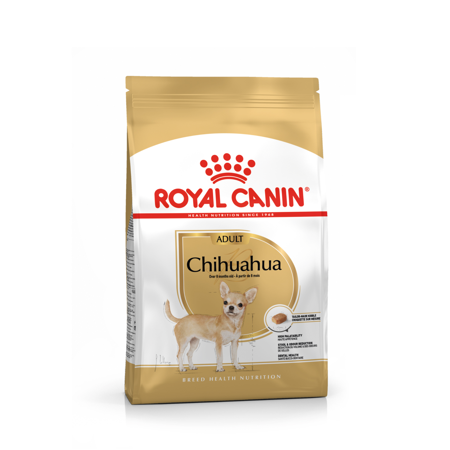 

Корм для собак Royal Canin Chihuahua Adult сухой для взрослых собак породы Чихуахуа от 8 месяцев, 1.5 кг