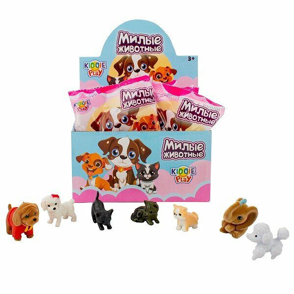Игровая фигурка KiddiePlay Милые животные, 1шт, в ассортименте