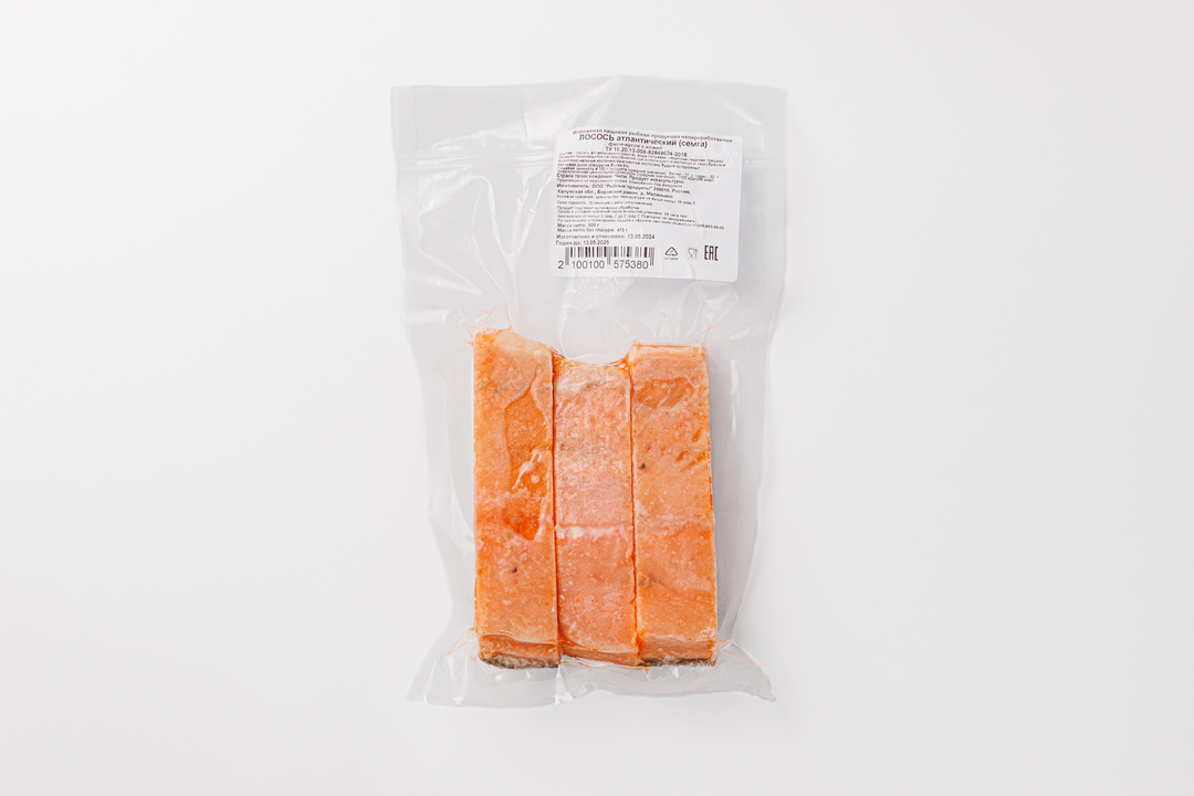 

Семга филе-кусок на коже ВкусВилл замороженная 500 г