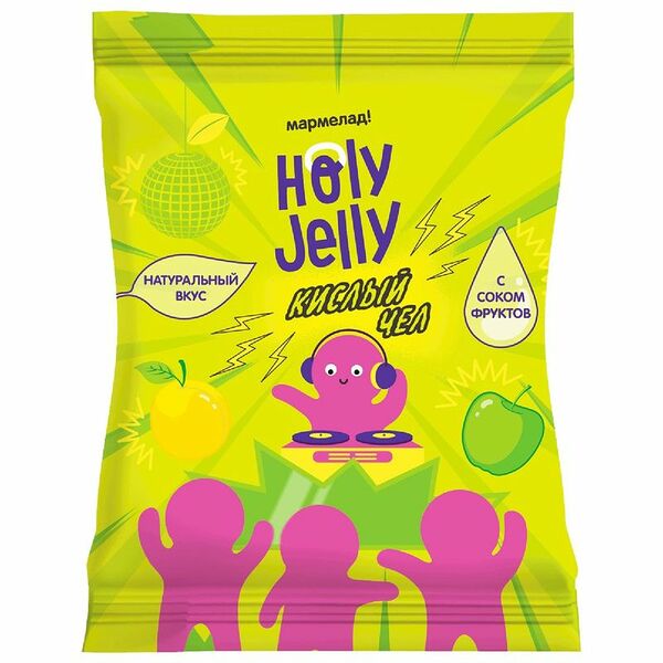 Мармелад Holy Jelly жевательный Кислый чел 65г