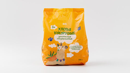 Хлопья кукурузные золотистые ВкусВилл глазированные 330г