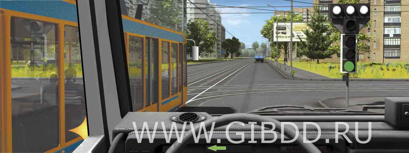 Вы намерены повернуть налево. Ваши действия? | Яндекс.Репетитор | ПДД ...