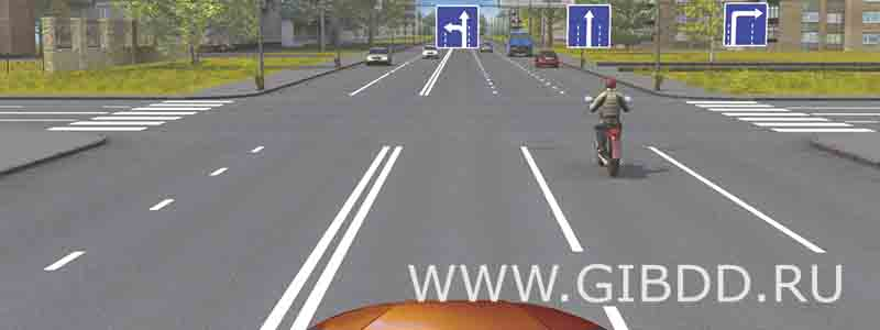 Вам можно продолжить движение по крайней левой полосе на легковом ...