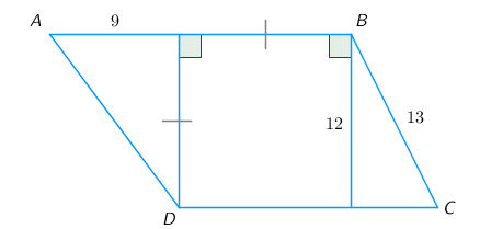 Найдите периметр трапеции ... по данным рисунка.