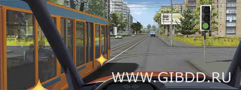 В каком случае Вы обязаны уступить дорогу трамваю? | Яндекс.Репетитор ...